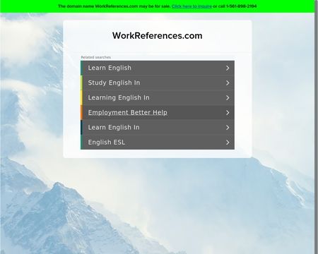website thubmnail of WorkReferences