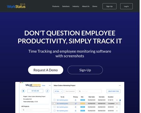 website thubmnail of WorkStatus