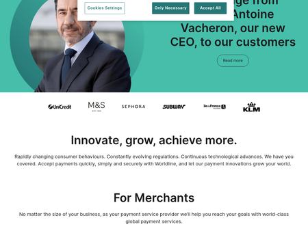 website thubmnail of Worldline
