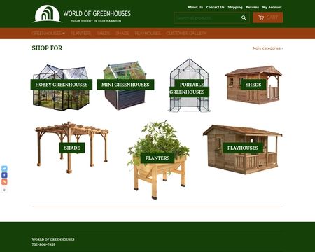 website thubmnail of World of Greenhouses