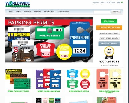 website thubmnail of Worldwide Ticketcraft
