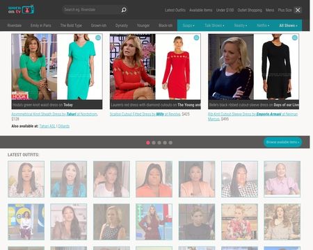 website thubmnail of WornOnTV.net