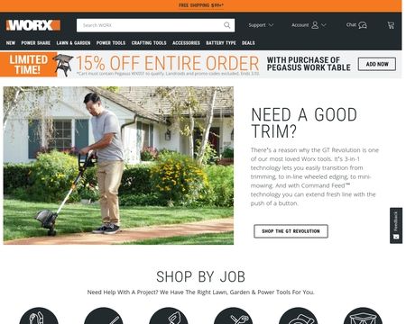 website thubmnail of WORX