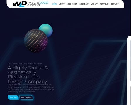 website thubmnail of Wrightlogodesigns.co.uk