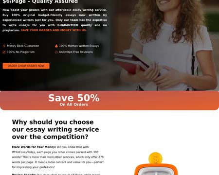 website thubmnail of WriteEssayToday