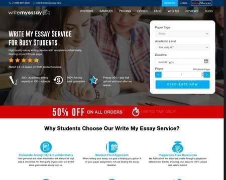 website thubmnail of Write My Essay