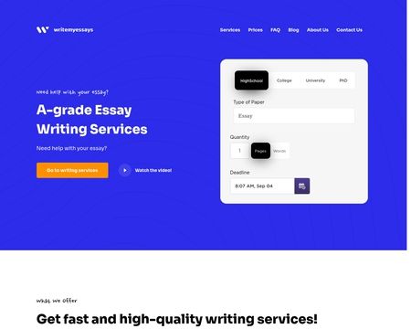 website thubmnail of Write My Essays Me