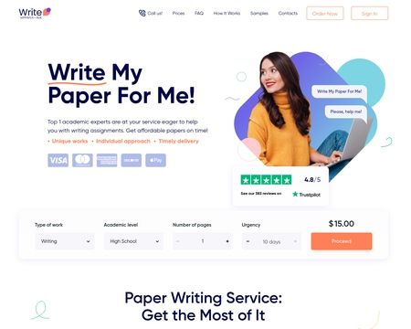 website thubmnail of WriteMyPaper4Me