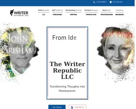 website thubmnail of Writer Republic LLC