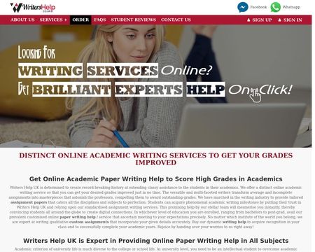 website thubmnail of Writers Help UK