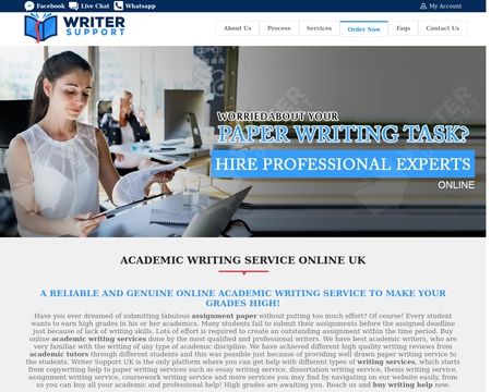 website thubmnail of Writer Support