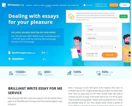 website thubmnail of Writessay.org