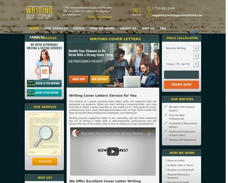 website thubmnail of Writing Cover Letters