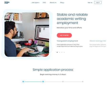 website thubmnail of Writing Creek