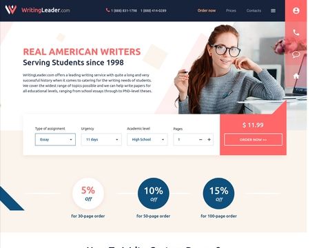 website thubmnail of Writing Leader