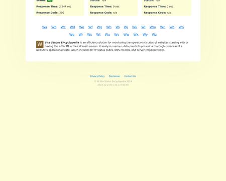 website thubmnail of Wsitestatus