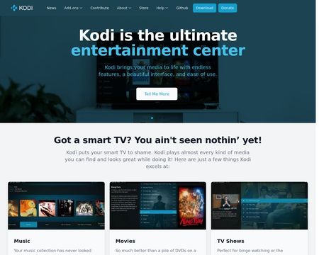 website thubmnail of Kodi