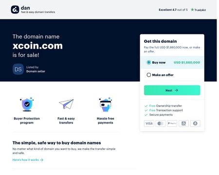 website thubmnail of Xcoin