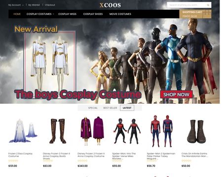 website thubmnail of Xcoos
