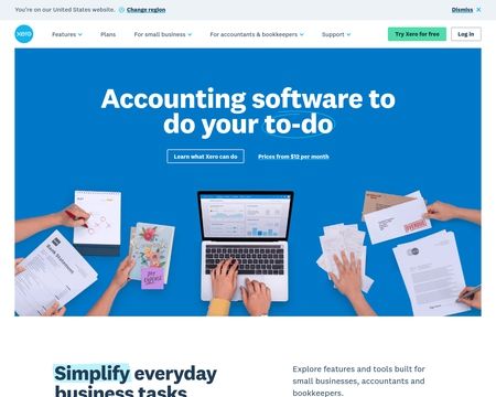 website thubmnail of Xero
