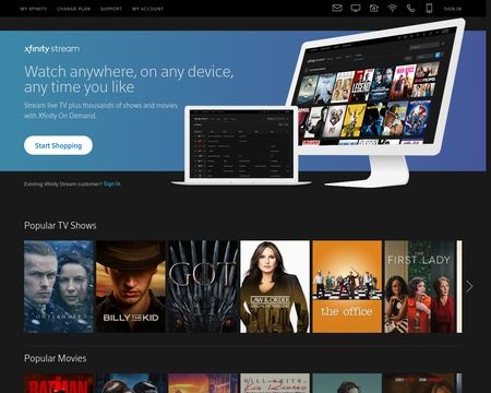 website thubmnail of Xfinitytv Stream