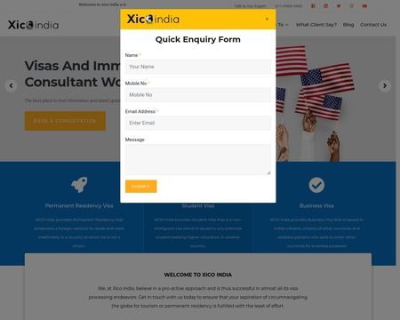 website thubmnail of Xicoindia