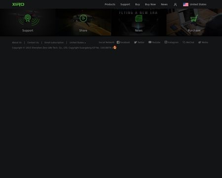website thubmnail of XiroDrone