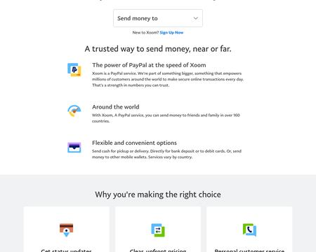 website thubmnail of Xoom Corporation