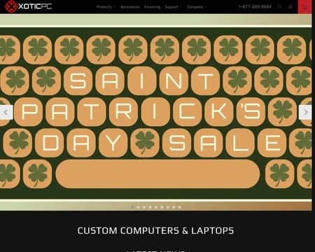 website thubmnail of Xoticpc