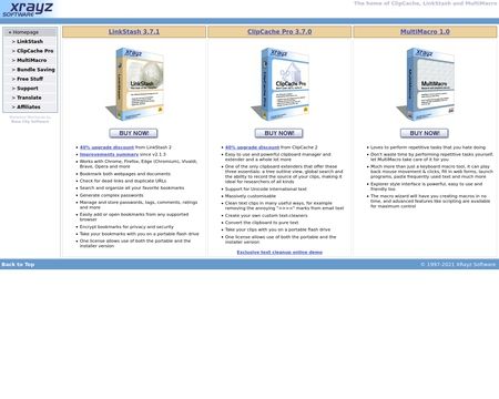 website thubmnail of Xrayz.co.uk