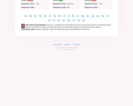 website thubmnail of Xsitestatus