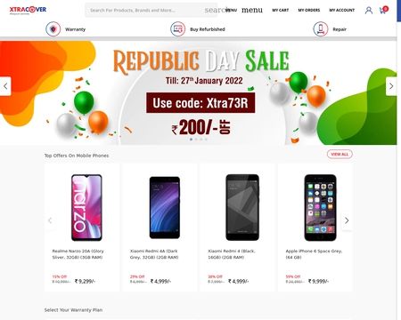 website thubmnail of Xtracover
