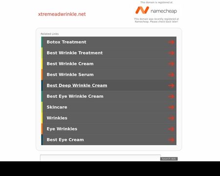 website thubmnail of Xtremeadwrinkle.net