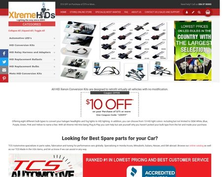 website thubmnail of Xtreme HIDs