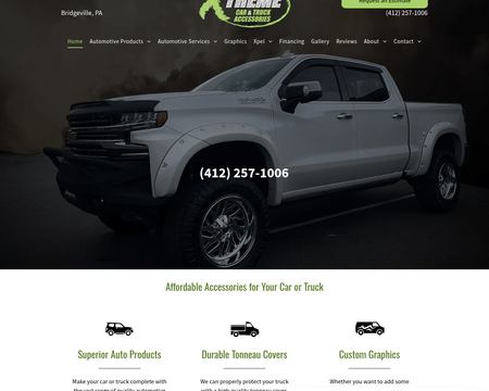 website thubmnail of Xtreme Truck