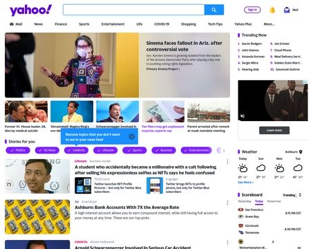website thubmnail of YahooAnswers