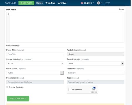 website thubmnail of Yamcode
