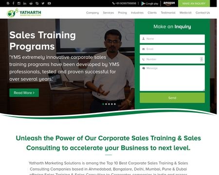 website thubmnail of Yatharth Marketing