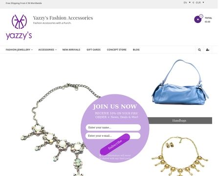 website thubmnail of Yazzys
