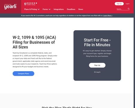 website thubmnail of Yearli