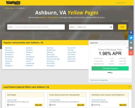 website thubmnail of YellowPageCity