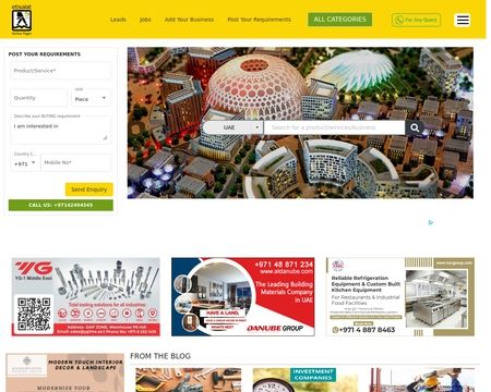 website thubmnail of Yellow Pages UAE