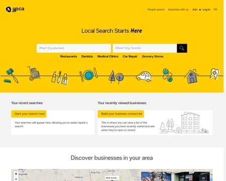 website thubmnail of YellowPages.ca