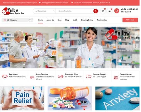 website thubmnail of Yellowxanaxbarsforsale