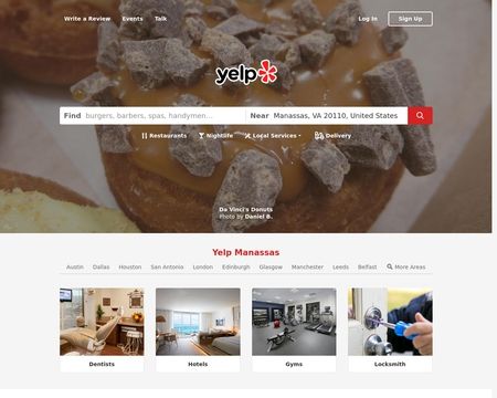 website thubmnail of Yelp.co.uk