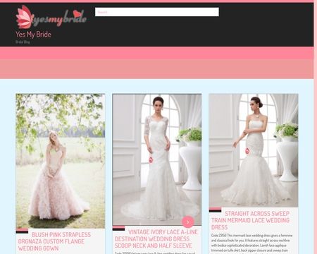 website thubmnail of Yes My Bride