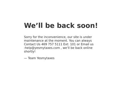 website thubmnail of Yesmytaxes