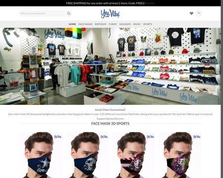 website thubmnail of Yey Vibe