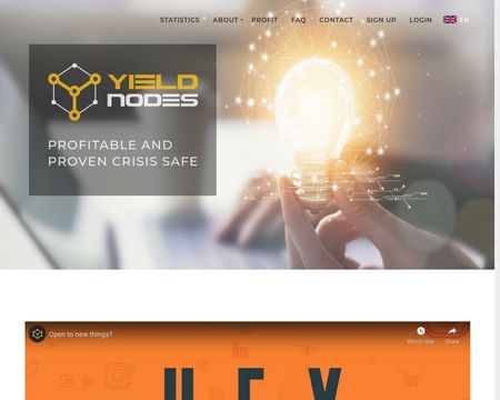 website thubmnail of Yieldnodes.co
