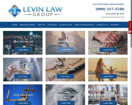 website thubmnail of Ylevinlaw